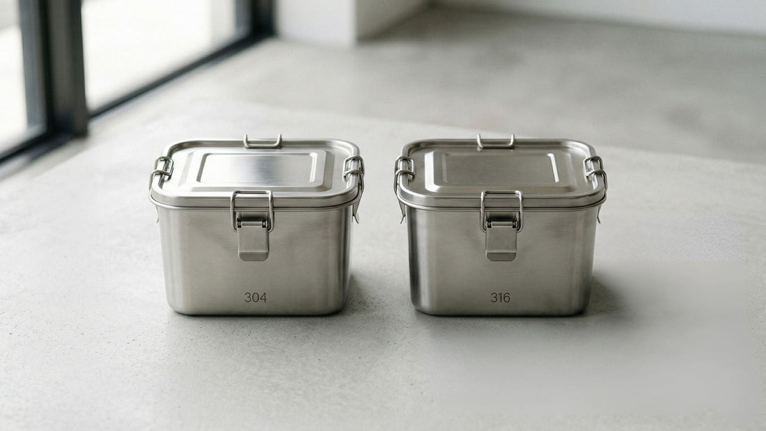 304 vs 316 Stainless Steel: What Actually Matters for Food Storage?