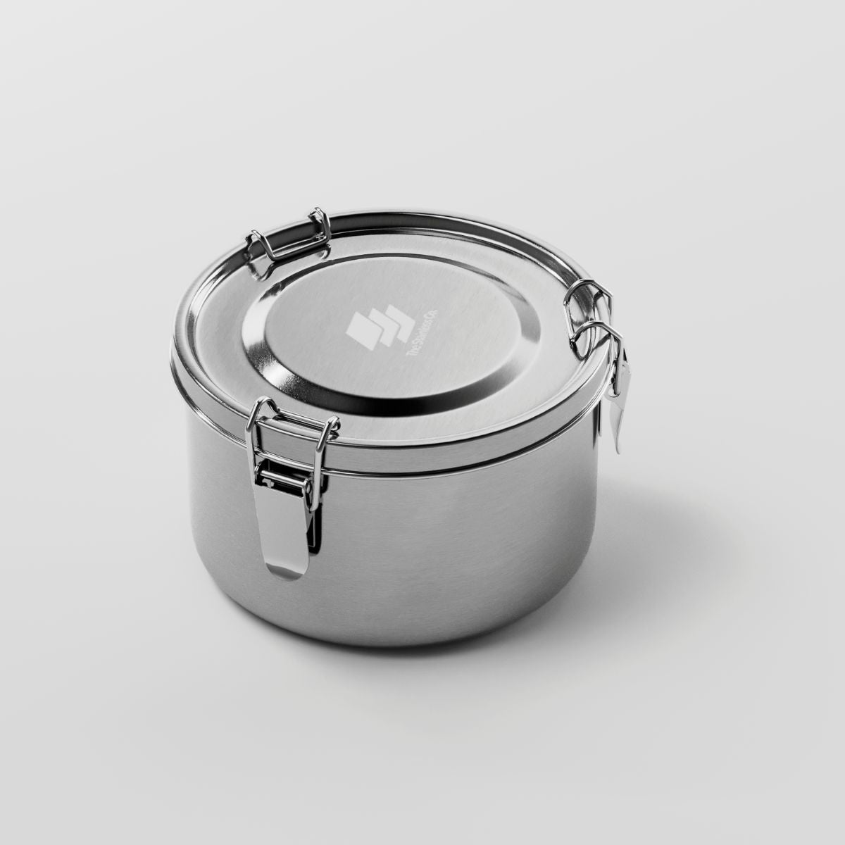 Round Stainless Steel Container - 1200ml