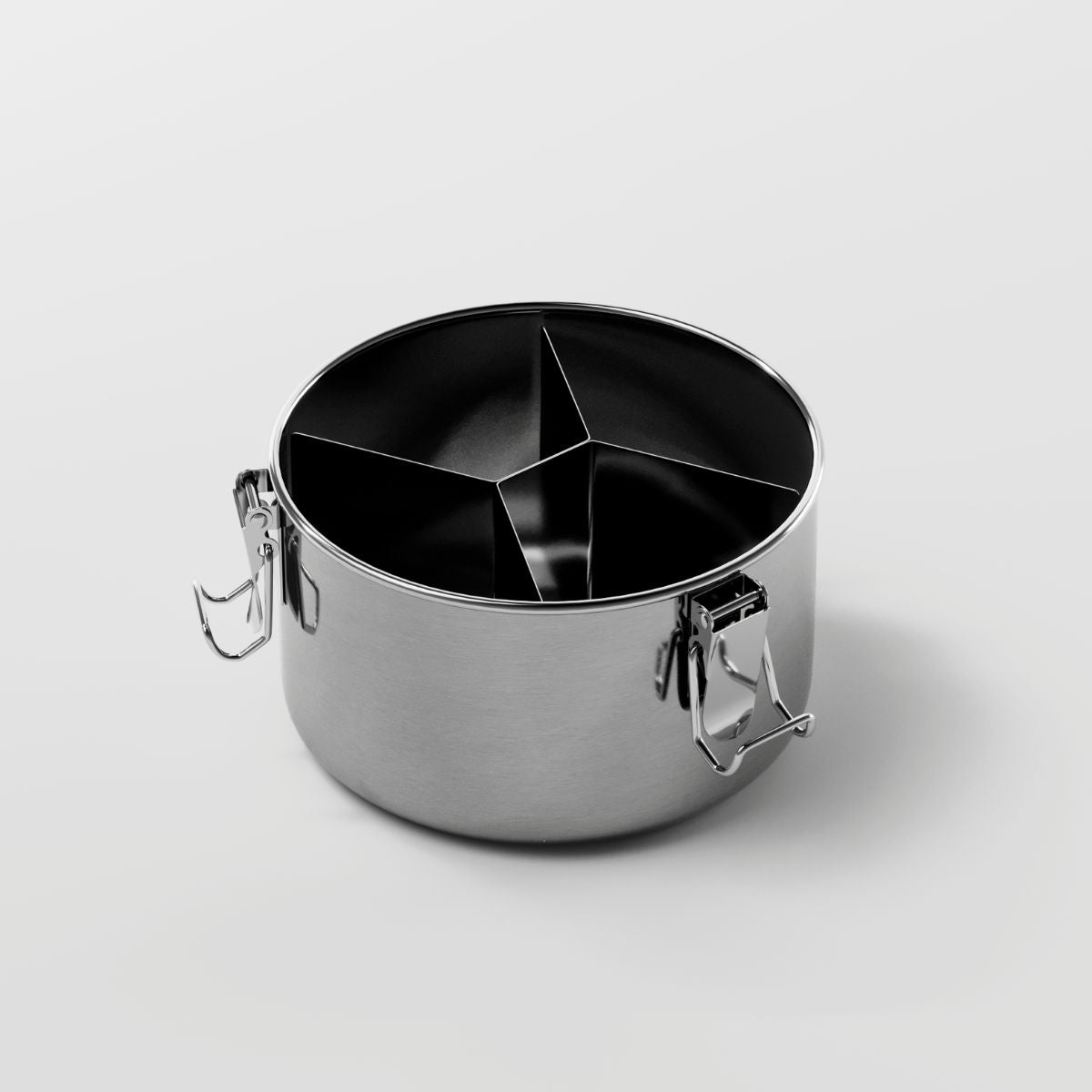 Round Stainless Steel Container - 1200ml