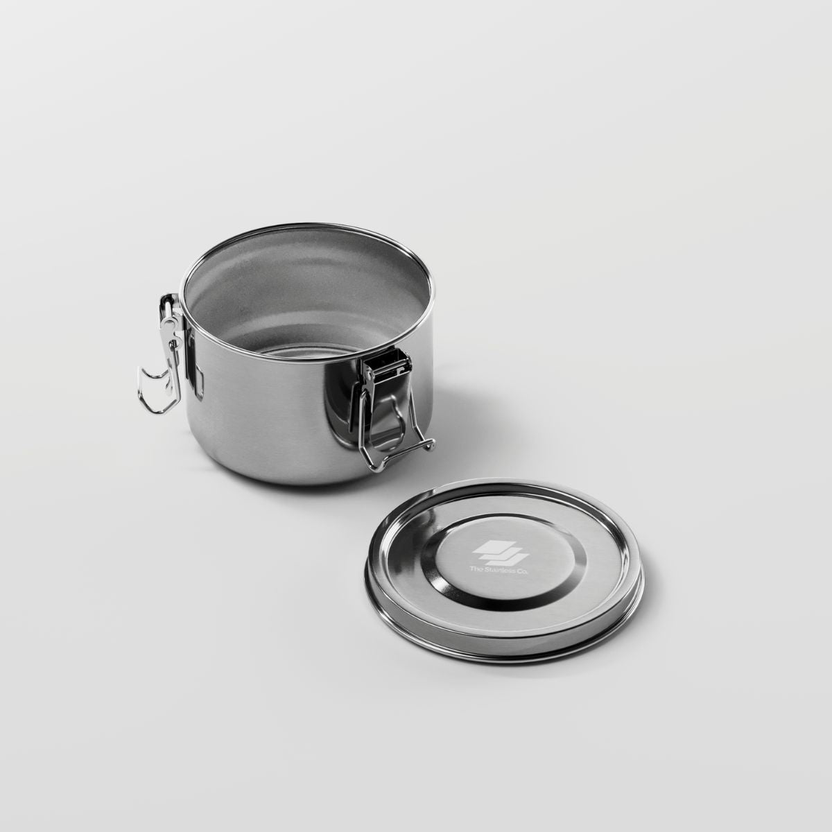 Round Stainless Steel Container - 480ml