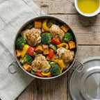 Round Stainless Steel Container - 1200ml