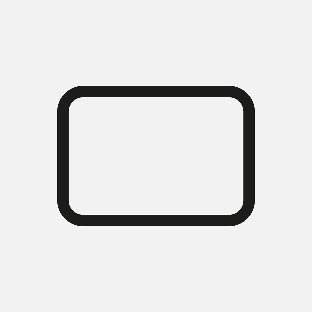 Seal outline — fits Rectangular Container 1400 ml